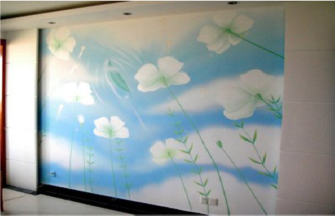 沛县画墙绘怎么画好白云的蓬松感？