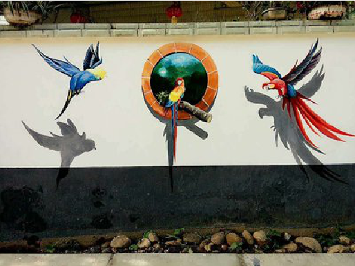 沛县视觉错位-3D墙绘设计