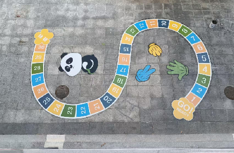 沛县地面游戏彩绘