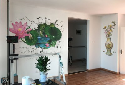 沛县墙体彩绘相比墙纸的优势。